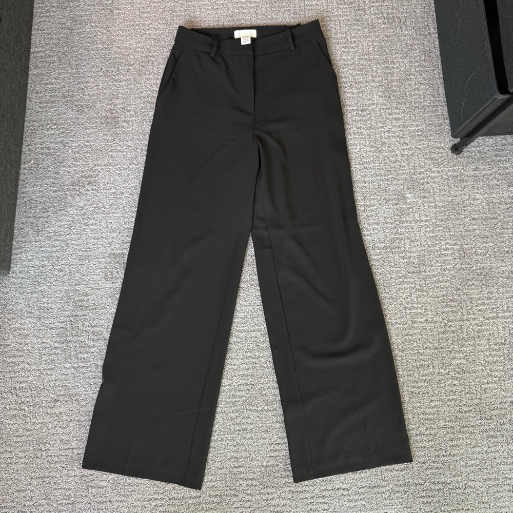 H&M Classic Black Wide Leg Pants